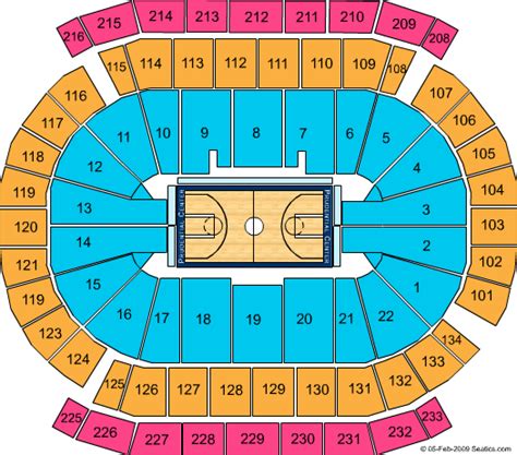 Prudential Center, Newark NJ - Seating Chart View