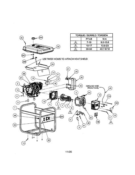 Coleman Powermate 6250 Generator Parts Manual