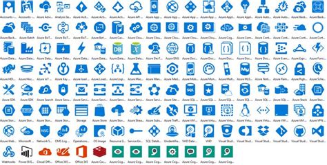 Azure Cloud Symbols | Azure, Scrum, Symbols