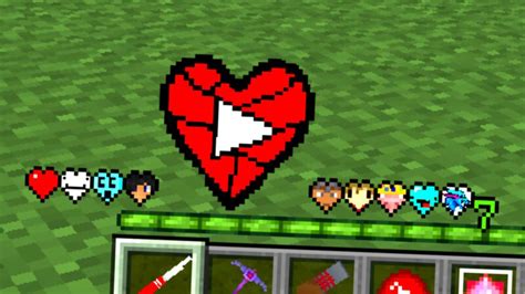 Minecraft, but with Youtuber Hearts Minecraft Data Pack