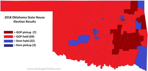 Election Results Maps: Oklahoma Legislature ~ MuskogeePolitico.com