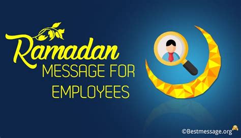 Happy Ramadan Wishes – Ramadan Messages for Employees