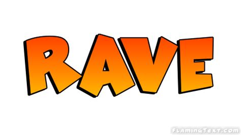 Rave Logo | Free Name Design Tool from Flaming Text