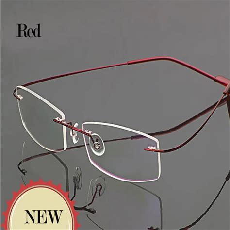 rimless frames titanium flexible eyeglass women optic glasses 2014 ...