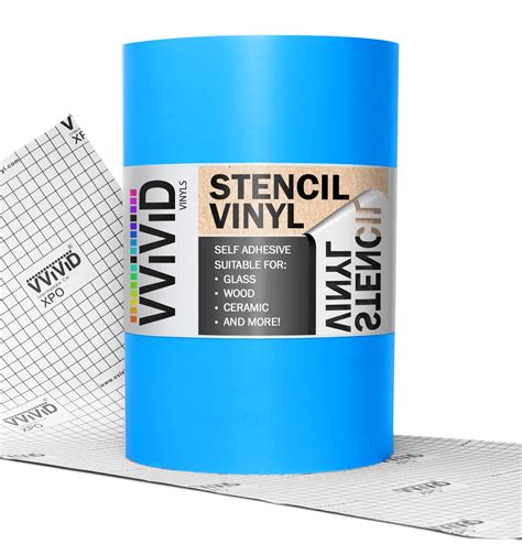 Buy VViViD Blue Stencil Vinyl Masking Film with Anti-Bleed Technology ...