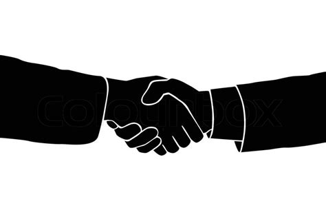 Handshake Silhouette Vector at Vectorified.com | Collection of Handshake Silhouette Vector free ...