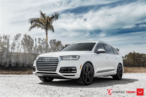 Imposing White Audi Q7 Quattro Has Its Face Revised with Chrome Billet Grille | Audi q7, Audi q7 ...