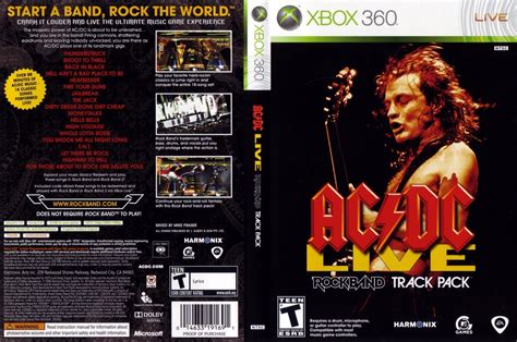 Microsoft Xbox 360 AC/DC Live: Rock Band Track Pack Video Game Download ...