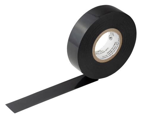 Black Vinyl Electrical Tape, 3/4in x 66ft, Flame Retardant, Pack of 10 ...