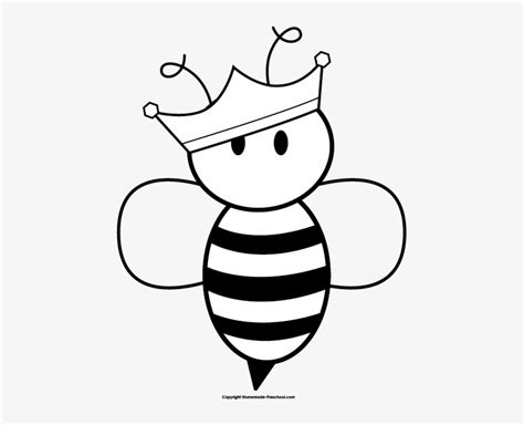 Cute Queen Bee - Queen Bee Drawing Easy Transparent PNG - 453x586 - Free Download on NicePNG