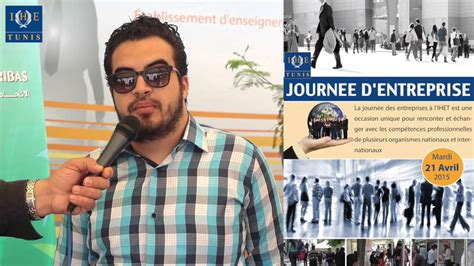 Journée Entreprises-IHET: Ben Jaballah Mohamed Hedi - YouTube