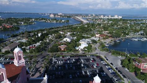 drone aerial view over florida tampa Stock Footage Video (100% Royalty ...