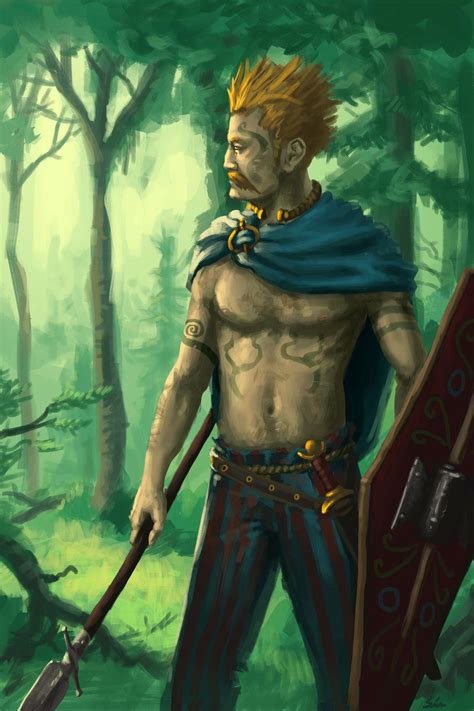 Arverni Warrior by KingOfExplodia on deviantART Roman Legion, Celtic ...