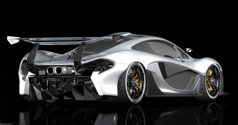 Mclaren P1 GTR Rear View by EVM Conceptz by TRANSC3DENT on DeviantArt