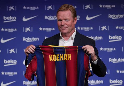 FC Barcelona confirm Ronald Koeman as new coach until June 2022 ...