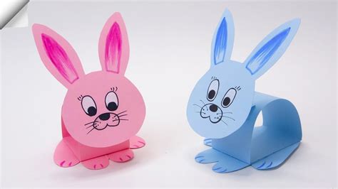 Easy Paper RABBIT Craft Ideas | Paper Crafts for Kids | Paper RABBIT - YouTube | Rabbit crafts ...