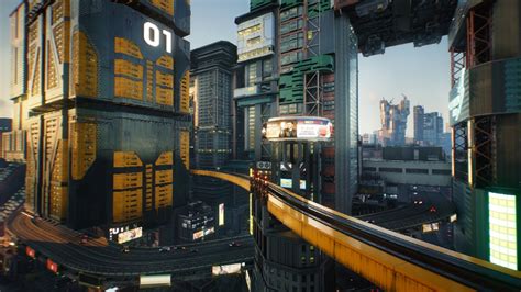 Cyberpunk 2077, Night City concept art - Domus