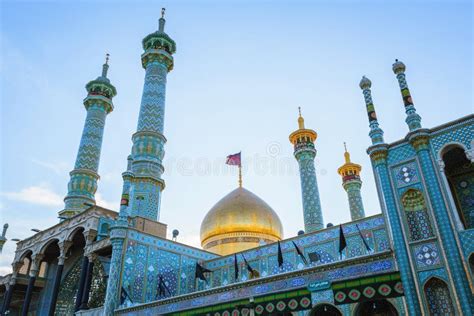 Fatima Masumeh Shrine In The City Of Qom, Iran Stock Photo - Image of east, beautiful: 102448614