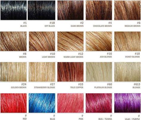 20+ Satin Hair Color Chart - SeanArthuros