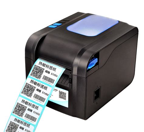 Free Freight XP 370B Label Barcode Printer Thermal Label Printer 20mm To 80mm Thermal Barcode ...