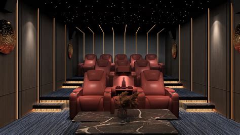 Customized Home Cinema Sofa Leather Recliner Chair Reclining Seat Theater Seating With Console ...