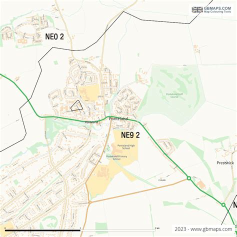 PONTELAND of NORTHUMBERLAND Files. Digital Mapping Solutions Vector ...