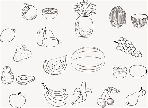 Fruit Coloring Pages at GetColorings.com | Free printable colorings ...