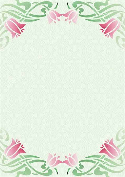 Program Background Page Border And Printable Background in Word ...