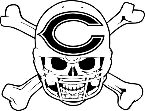 Chicago Bears Symbol Coloring Pages - Coloring Home