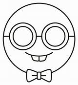 Nerd Coloring Pages sketch template