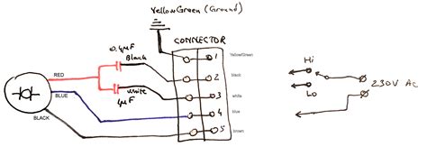 capacitor - How to connect this 3 wire AC motor? - Electrical Engineering Stack Exchange