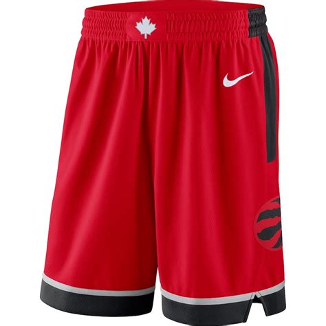 Men's Toronto Raptors Nike Red Icon Swingman Basketball Shorts