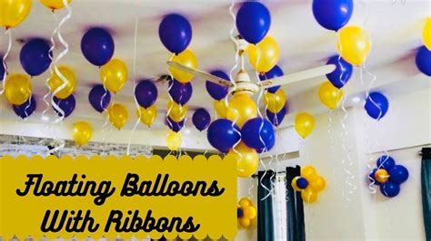 Balloon Ribbons - How to Tie Curly Ribbon to Balloons | Easy Steps on Party Decorating Ideas ...