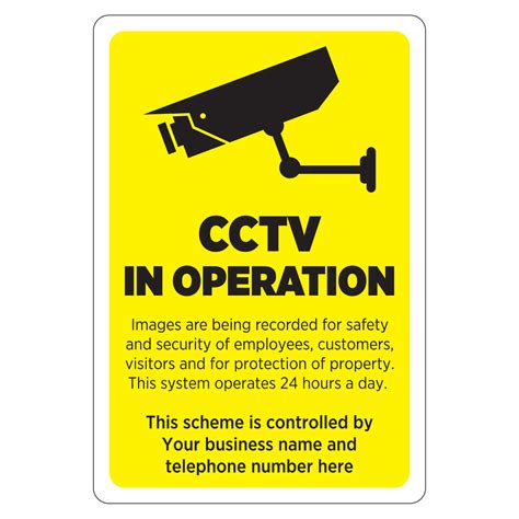 CCTV in operation - SignsPlus