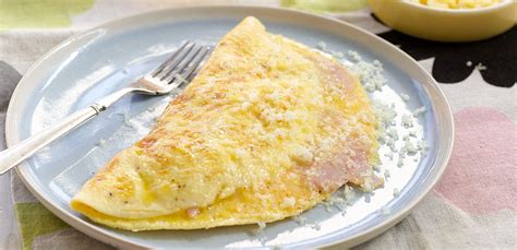 Fluffy Cheese and Ham Omelette | Recipes, Omelette, Omelette recipe easy