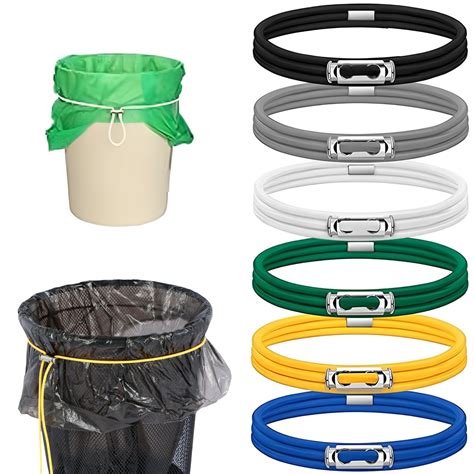 Garbage Can Bands Cord Lord Design Adjustable Large Trash Can Rubber Bands Fits 8-33 Gallon ...