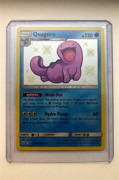 Pokemon Shiny Quagsire SV10/SV94 and woo on Mercari | Pokemon, Pokémon ...