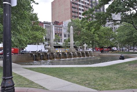 Boston Ma, 30th June: Copley Square Fountain from Boston in ...