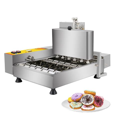 ALDKitchen Mini Donut Maker Commercial | Automatic Doughnut Frying Machine with 6 Rows ...