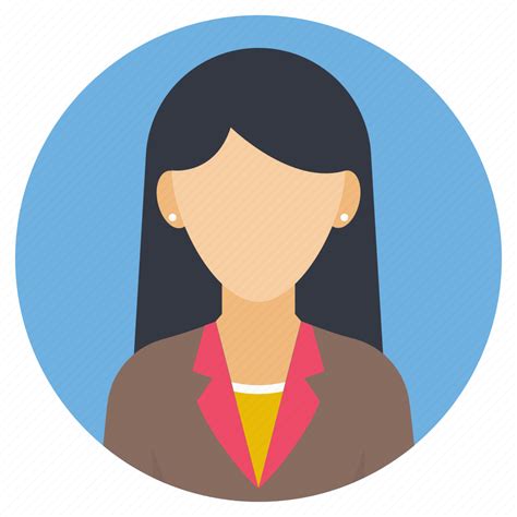 Female interviewee, female job profile, office job, profession, woman avatar icon - Download on ...