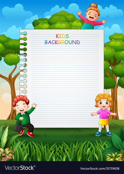 Nature Background For Kids Clipart In School