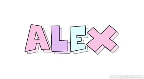 Alex Logo | Free Name Design Tool from Flaming Text