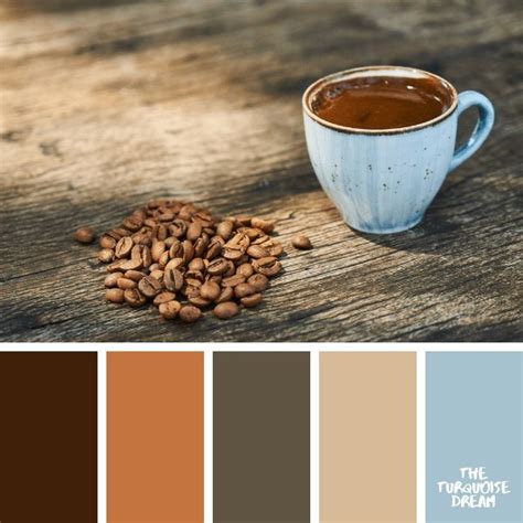 Color Inspiration: Coffee Inspired Color Palettes #color #colorpalette #colorins... | Renkler ...