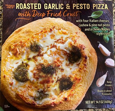 Trader Joe’s Garlic and Pesto Deep Fried Crust Pizza Review – Club ...