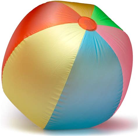 Giant Beach Ball - Huge Inflatable 48" Beach Ball - Jumbo Fun Sized - Walmart.com