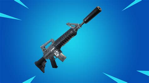 A Suppressed Assault Rifle (gray, green, blue) : r/FortNiteBR