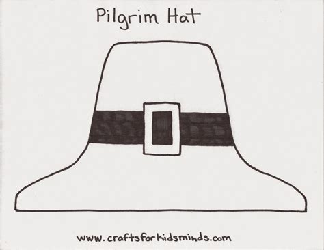 Pilgrim Hat Template Printable