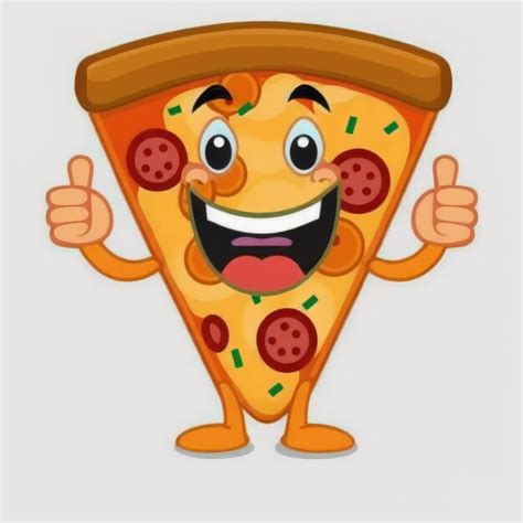 Premium AI Image | expressive emoticon face pizza emoji