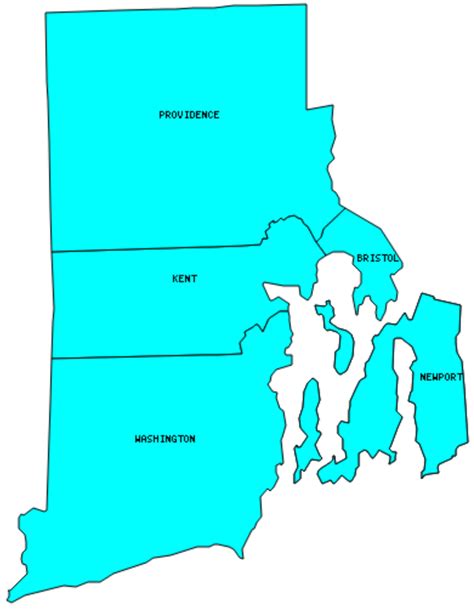 Counties in Rhode Island that I have Visited - Twelve Mile Circle - An ...