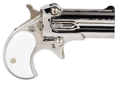 Cobra Classic Derringer Chrome Finish Pearl Grips - For Sale - New :: Guns.com